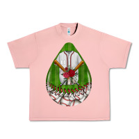 Salmon baseball and western roses teardrop  2 Urban Heavy Tee - BundleAndBundleShop