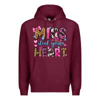 Burgundy miss steal your heart olivia Premium Hoodie - OliviaCreatesArt
