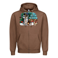 Chestnut its freezin season Zipper Hoodie - CowGirlArtShop