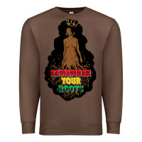 Chestnut Remember your roots Premium Sweatshirt - FaDigitalArtStudio