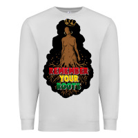 Dove Grey Remember your roots Premium Sweatshirt - FaDigitalArtStudio