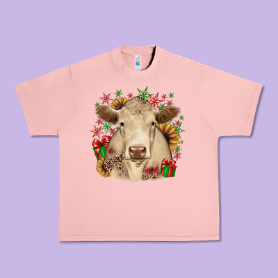Christmas Charolais Urban Heavy Tee Designed By Jahusdesignshop