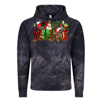 Cloud Black christmas  nurse Vintage Hoodie - MaliasSmallBusiness