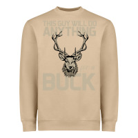 Mushroom Funny Hunters Will Do Anything For a Buck Hunting Heavyweight Sweatshirt - Bettercallsaul