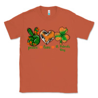 Copper Peace Love St.Patrick's Day Classic Tee - BundleAndBundleShop