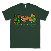 Sports Green Peace Love St.Patrick's Day Classic Tee - BundleAndBundleShop