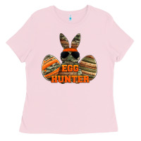 Bubblegum Pink easter egg hunter boys Ladies Tee - Jasminsmagicworld