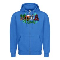 True Royal mama claus christmas Zipper Hoodie - CowGirlArtShop