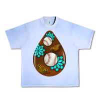 Grape Ice baseball and western roses teardrop  1 Urban Heavy Tee - BundleAndBundleShop