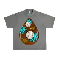 Tornado baseball and western roses teardrop  1 Urban Heavy Tee - BundleAndBundleShop