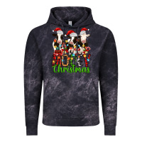 Cloud Black christmas three cows mooey christmas Vintage Hoodie - MaliasSmallBusiness
