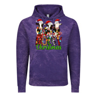 Cloud Purple christmas three cows mooey christmas Vintage Hoodie - MaliasSmallBusiness