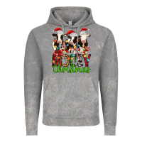 Christmas Three Cows Mooey Christmas Vintage Hoodie | Teevron
