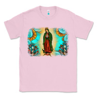 Bubblegum Pink gemstone our lady of guadalupe Classic Tee - JahusDesignShop