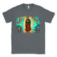 Charcoal Heather gemstone our lady of guadalupe Classic Tee - JahusDesignShop