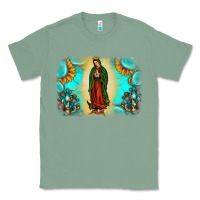 Sage gemstone our lady of guadalupe Classic Tee - JahusDesignShop