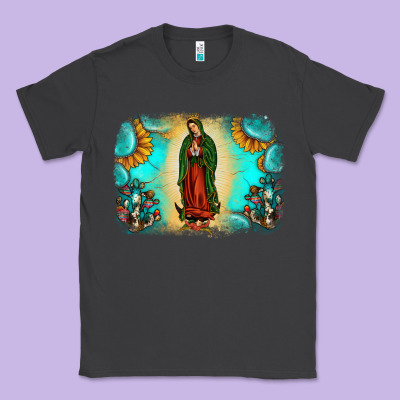 Gemstone Our Lady Of Guadalupe Classic Tee Designed By Jahusdesignshop