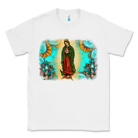 White gemstone our lady of guadalupe Classic Tee - JahusDesignShop
