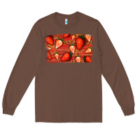 Chestnut Strawberry Background Long Sleeve Tee - Bettercallsaul