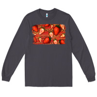 Smoke Strawberry Background Long Sleeve Tee - Bettercallsaul