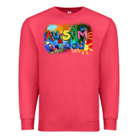 Cardinal Au-some dad Autism Premium Sweatshirt - FaDigitalArtStudio