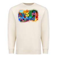 Sandshell Au-some dad Autism Premium Sweatshirt - FaDigitalArtStudio