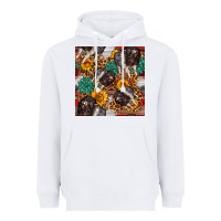 White baby hampshire pig sunflowers seamless pattern Heavyweight Hoodie - FaDigitalArtStudio
