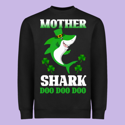 Mother Shark Doo Doo Doo Heavyweight Sweatshirt Designed By Bettercallsaul