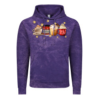 Cloud Purple christmas coffee Vintage Hoodie - MaliasSmallBusiness