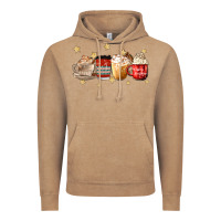 Vintage Coffee christmas coffee Vintage Hoodie - MaliasSmallBusiness