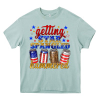 Arona getting star spangled hammered Heavy Core Tee - NancyCooperArtShop
