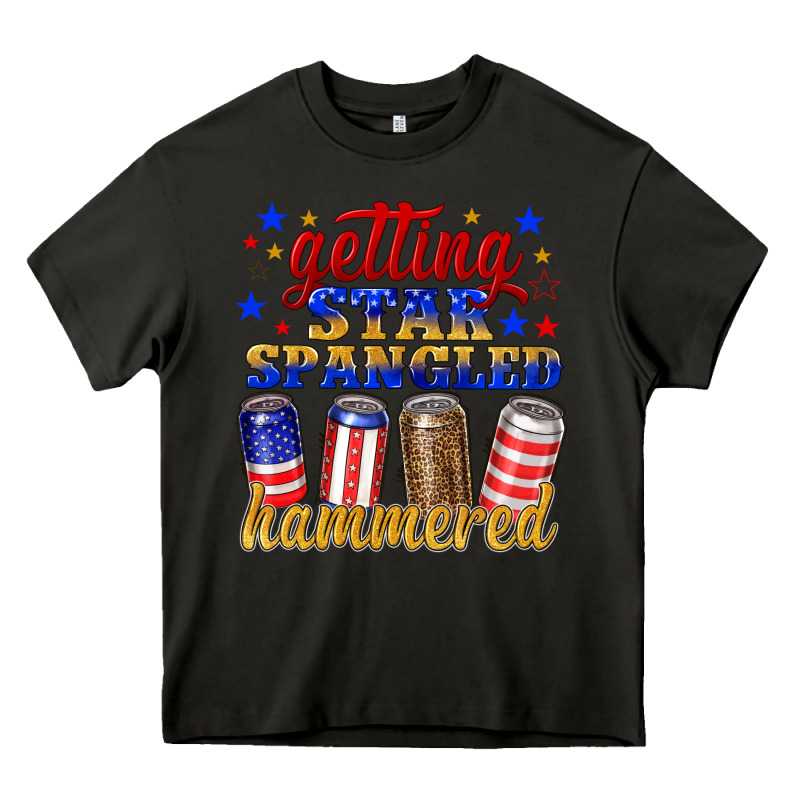 Getting Star Spangled Hammered Heavy Core Tee by NancyCooperArtShop | Teevron
