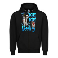 Black ice ice baby Zipper Hoodie - CowGirlArtShop