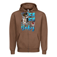 Chestnut ice ice baby Zipper Hoodie - CowGirlArtShop