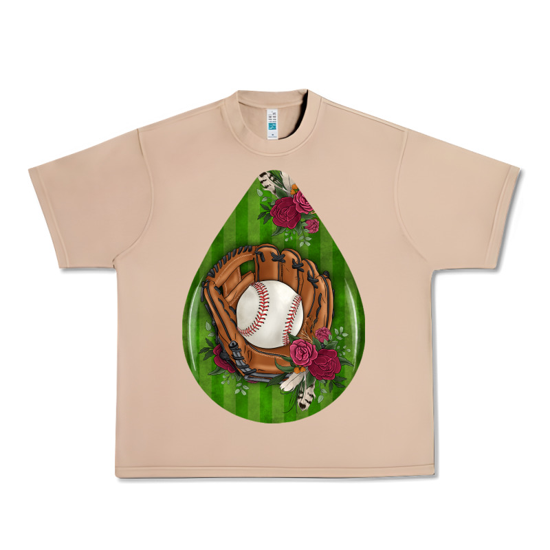 Baseball And Western Roses Teardrop  4 Urban Heavy Tee by BundleAndBundleShop | Teevron