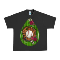 Pigment Black baseball and western roses teardrop  4 Urban Heavy Tee - BundleAndBundleShop