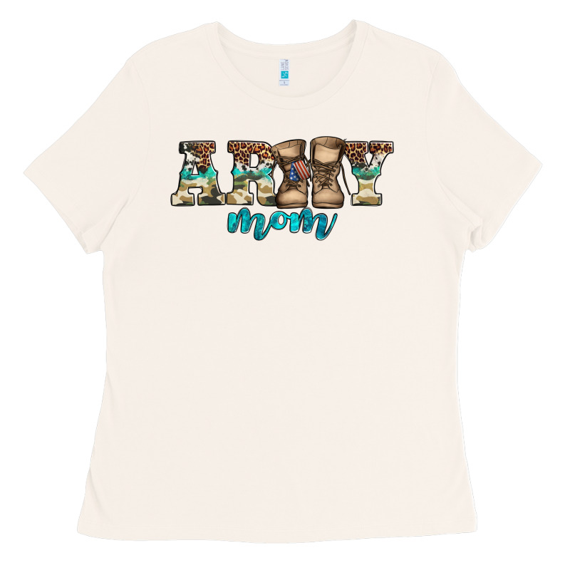 Western Camo Pattern Army Mom Ladies Tee by Jasminsmagicworld | Teevron