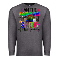 Charcoal Heather I am the rainbow sheep of the family Premium Sweatshirt - FaDigitalArtStudio