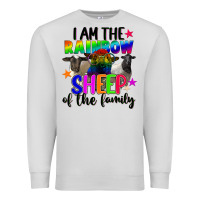 Dove Grey I am the rainbow sheep of the family Premium Sweatshirt - FaDigitalArtStudio