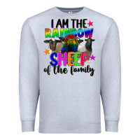 Heather Grey I am the rainbow sheep of the family Premium Sweatshirt - FaDigitalArtStudio