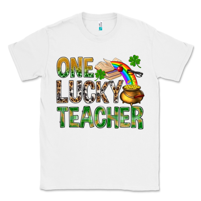 One Lucky Teacher St. Patricks Classic Tee by BundleAndBundleShop | Teevron