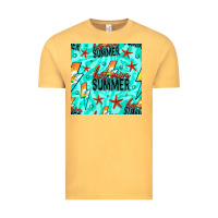 Vintage Mustard Hot Mom Summer Digital Paper Vintage Tee - BundleAndBundleShop