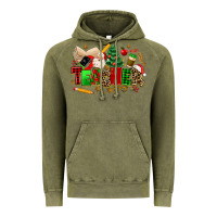 Vintage Olive christmas  teacher Vintage Hoodie - MaliasSmallBusiness