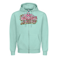 Seafoam warriors wear pink breast cancer Zipper Hoodie - CowGirlArtShop