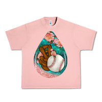 Baseball And Western Roses Teardrop  3 Urban Heavy Tee | Teevron