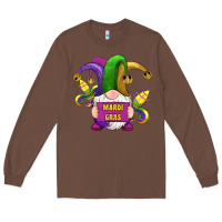 Chestnut mardi gras gnomes fleur de lis Long Sleeve Tee - RanaPortraitStore
