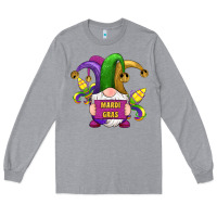 Heather Grey mardi gras gnomes fleur de lis Long Sleeve Tee - RanaPortraitStore