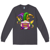 Smoke mardi gras gnomes fleur de lis Long Sleeve Tee - RanaPortraitStore