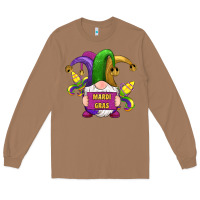 Toasted Coconut mardi gras gnomes fleur de lis Long Sleeve Tee - RanaPortraitStore