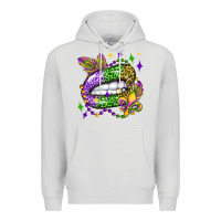 Dove Grey mardi gras lip olivia Premium Hoodie - OliviaCreatesArt